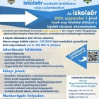 Álláshirdetés - A Baranya Megyei Rendőr-főkapitányság iskolaőr munkakör betöltésére álláspályázatot hirdet