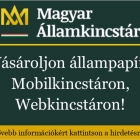 Állampapír befektetés díjmentesen és kényelmesen otthonról